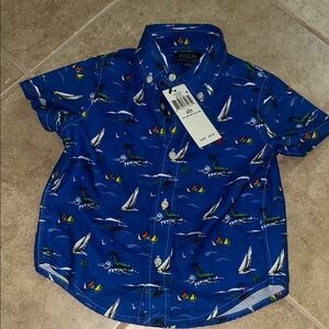 Polo Ralph Lauren Blue Nautical Shirt